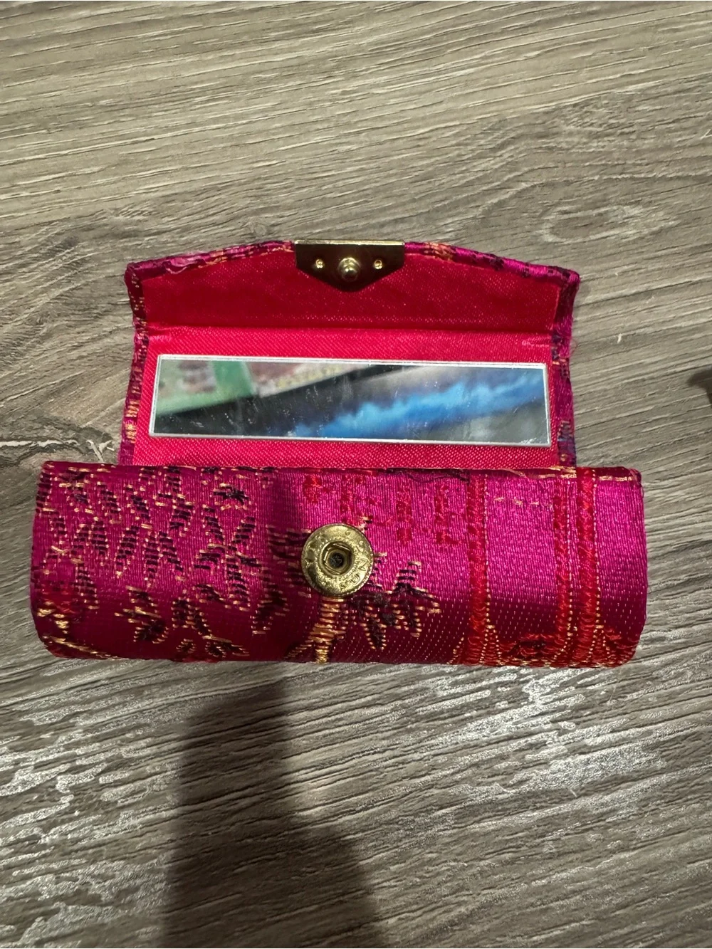 Two Pink Lipstick/Coin Cases - Good Condition